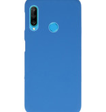 Caja de color TPU para Huawei P30 Lite Navy