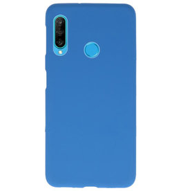 Caja de color TPU para Huawei P30 Lite Navy