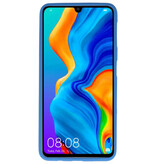 Caja de color TPU para Huawei P30 Lite Navy
