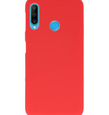 Farve TPU taske til Huawei P30 Lite rød