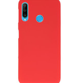 Funda TPU de color para Huawei P30 Lite rojo