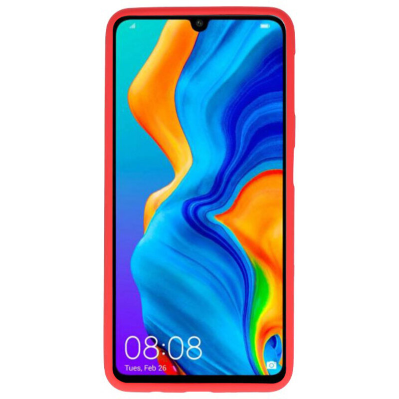 Color TPU case for Huawei P30 Lite red