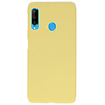 Caja de color TPU para Huawei P30 Lite amarillo