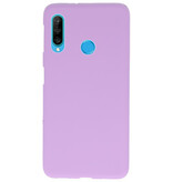 Color TPU Hoesje voor Huawei P30 Lite Paars