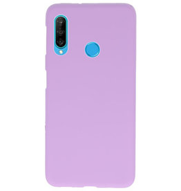 Coque en TPU couleur pour Huawei P30 Lite Violet