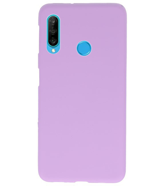 Color TPU case for Huawei P30 Lite Purple