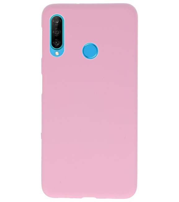 Color TPU case for Huawei P30 Lite Pink