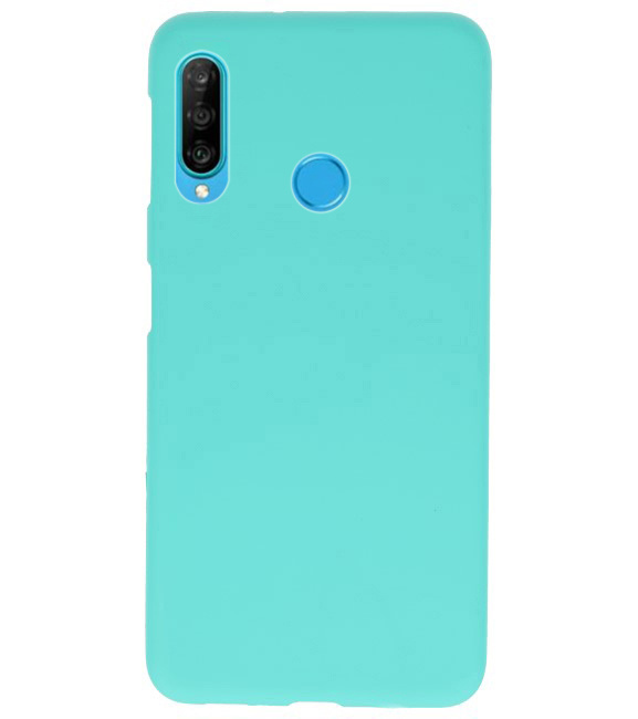 Color TPU case for Huawei P30 Lite Turquoise