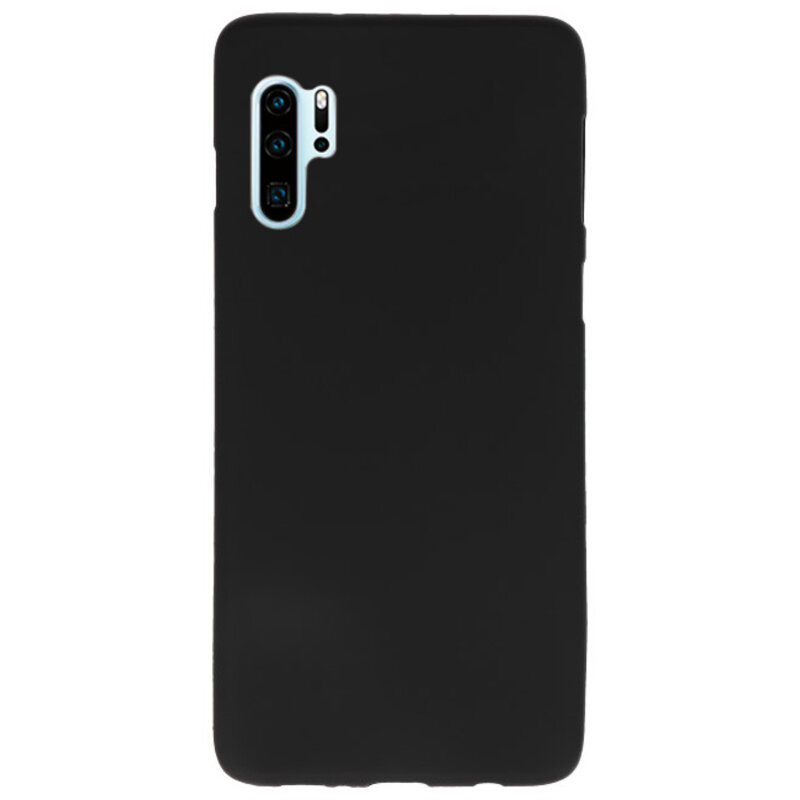 Custodia in TPU a colori per Huawei P30 Pro nera