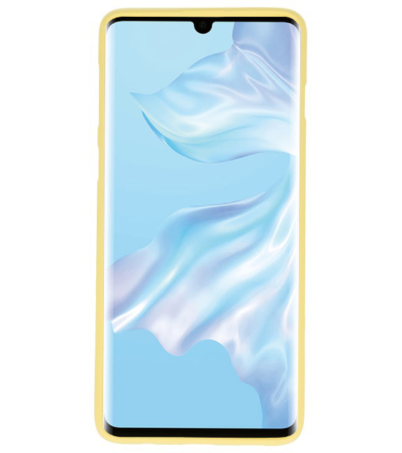 Color TPU Hoesje voor Huawei P30 Pro Geel