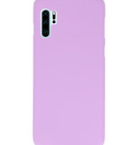 Color TPU Hoesje voor Huawei P30 Pro Paars