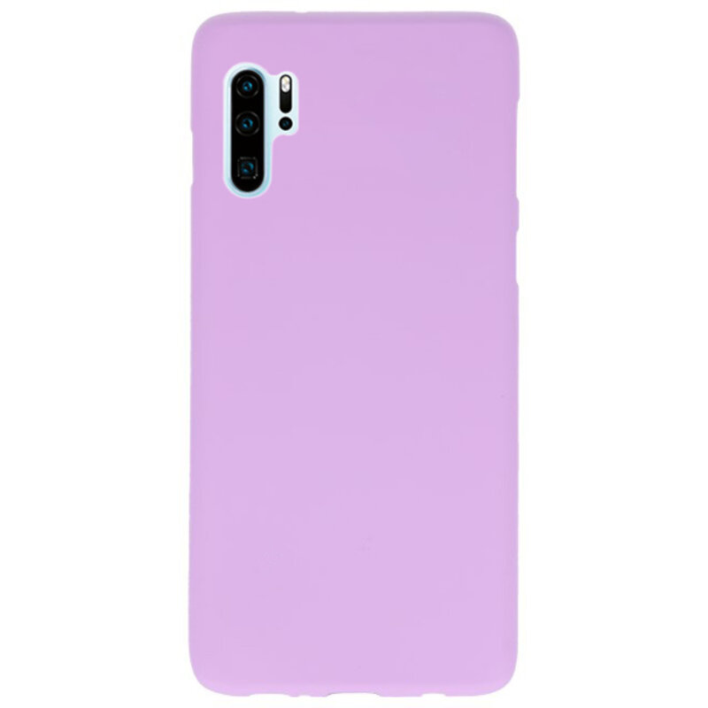 Coque en TPU couleur pour Huawei P30 Pro Violet