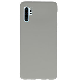 Caja de color TPU para Huawei P30 Pro gris