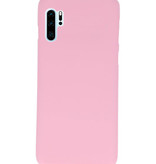 Color TPU Hoesje voor Huawei P30 Pro Roze
