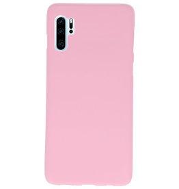 Farve TPU taske til Huawei P30 Pro Pink