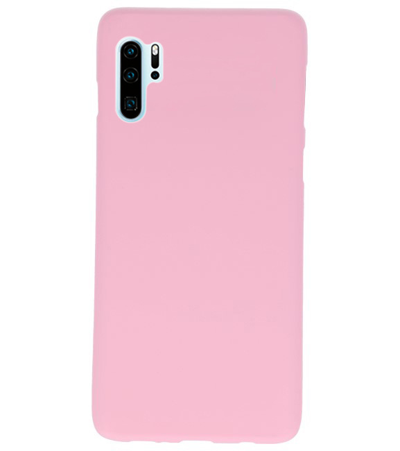 Coque en TPU couleur pour Huawei P30 Pro Pink