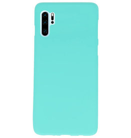 Color TPU Hoesje voor Huawei P30 Pro Turquoise