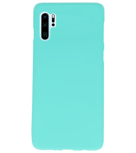 Farbe TPU Fall für Huawei P30 Pro Turquoise