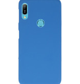 Color TPU Hoesje voor Huawei Y6 (Prime) 2019 Navy