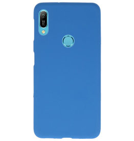 Caja de color TPU para Huawei Y6 (Prime) 2019 Navy