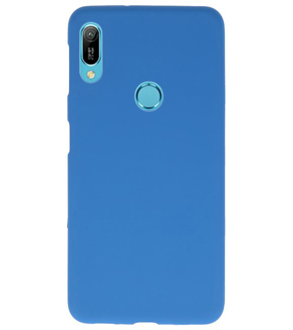 Color TPU Hoesje voor Huawei Y6 (Prime) 2019 Navy