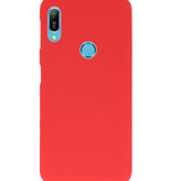 Color TPU Hoesje voor Huawei Y6 (Prime) 2019 Rood