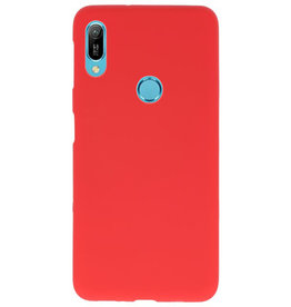 Custodia in TPU a colori per Huawei Y6 (Prime) 2019 rosso