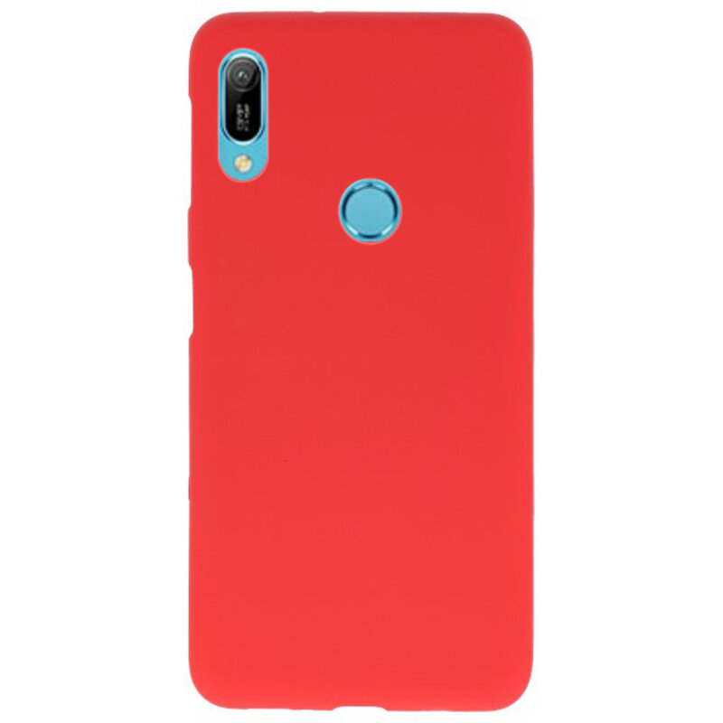 Color TPU case for Huawei Y6 (Prime) 2019 red