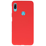 Coque en TPU couleur pour Huawei Y6 (Prime) 2019 rouge