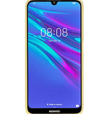 Caja de color TPU para Huawei Y6 (Prime) 2019 amarillo