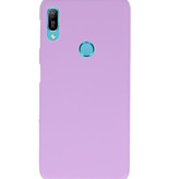 Caja de color TPU para Huawei Y6 (Prime) 2019 Purple