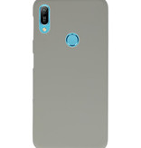 Caja de color TPU para Huawei Y6 (Prime) 2019 gris