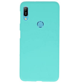 Caja de color TPU para Huawei Y6 (Prime) 2019 turquesa