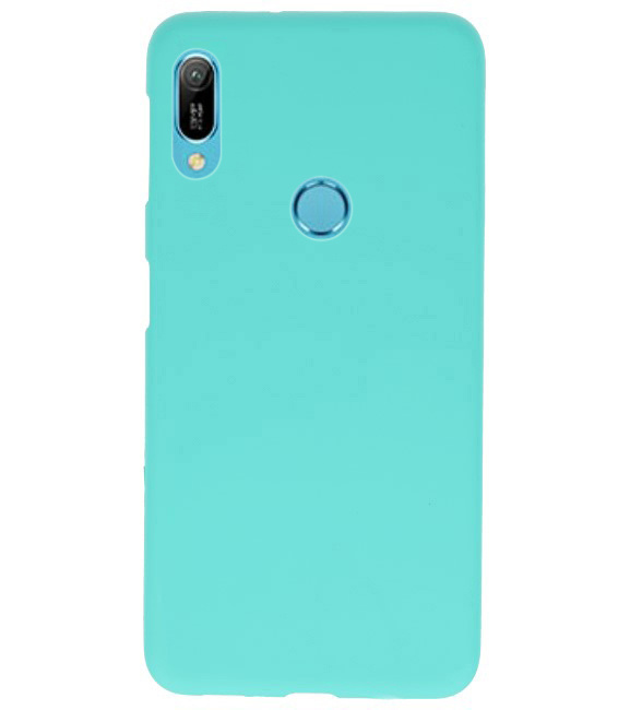 Color TPU case for Huawei Y6 (Prime) 2019 Turquoise