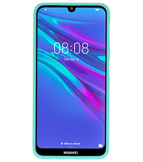 Caja de color TPU para Huawei Y6 (Prime) 2019 turquesa