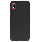 Farve TPU taske til Samsung Galaxy A10 sort