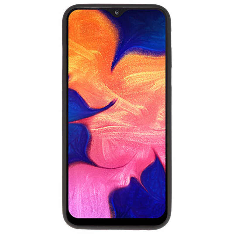 Custodia in TPU a colori per Samsung Galaxy A10 nero