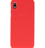 Funda TPU en color para Samsung Galaxy A10 rojo.