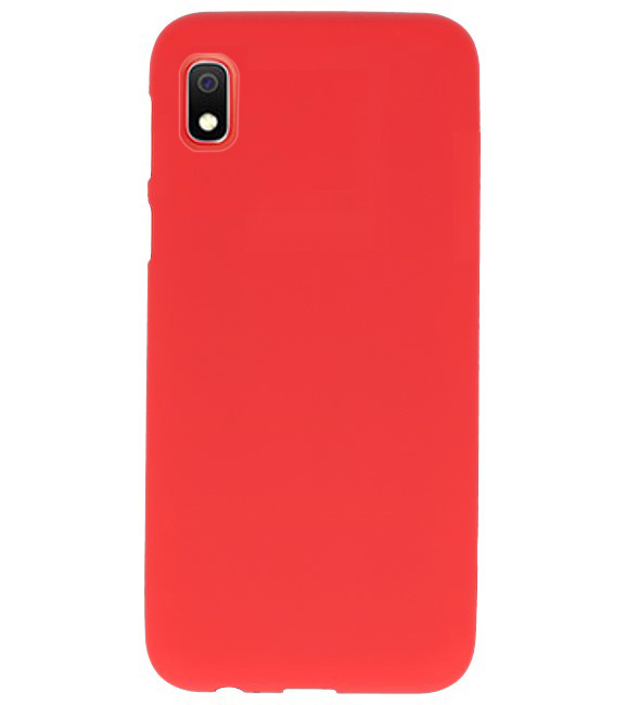 Farbe TPU Fall für Samsung Galaxy A10 rot