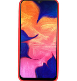 Coque en TPU couleur pour Samsung Galaxy A10 rouge