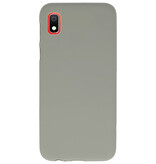 Funda TPU en color para Samsung Galaxy A10 gris.