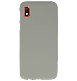 Farbe TPU Fall für Samsung Galaxy A10 grau