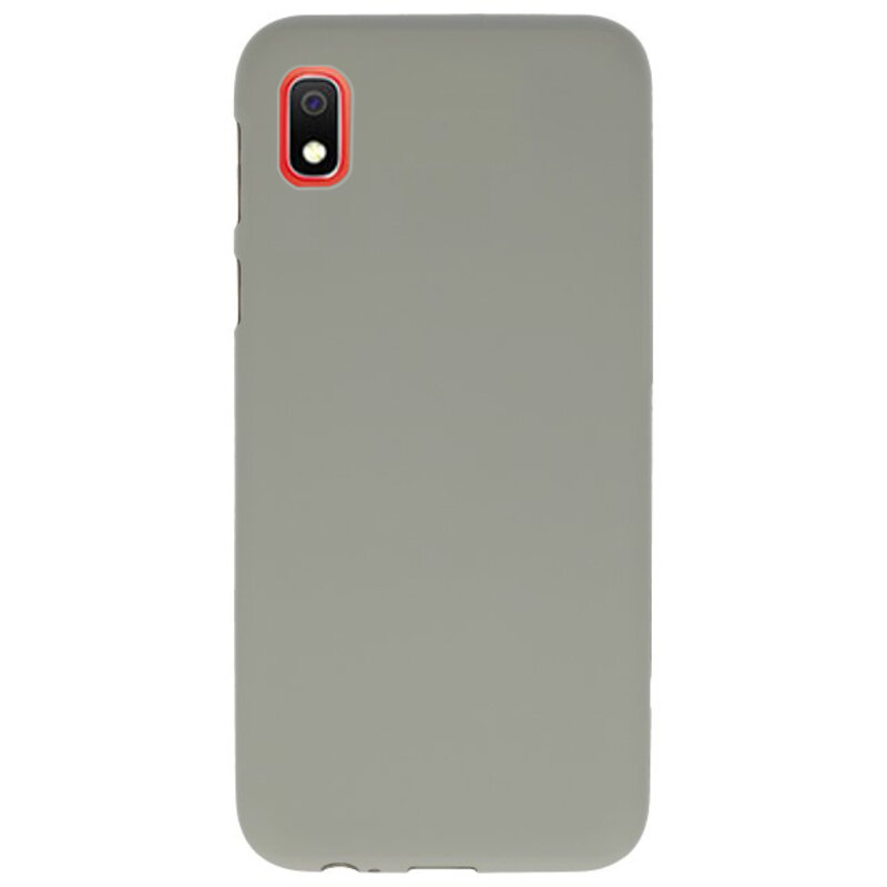 Custodia in TPU di colore per Samsung Galaxy A10 grigio