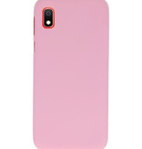 Color TPU case for Samsung Galaxy A10 pink