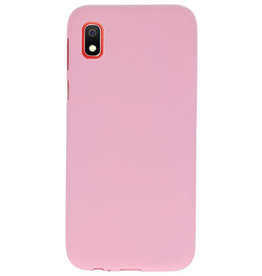 Farbe TPU Fall für Samsung Galaxy A10 pink