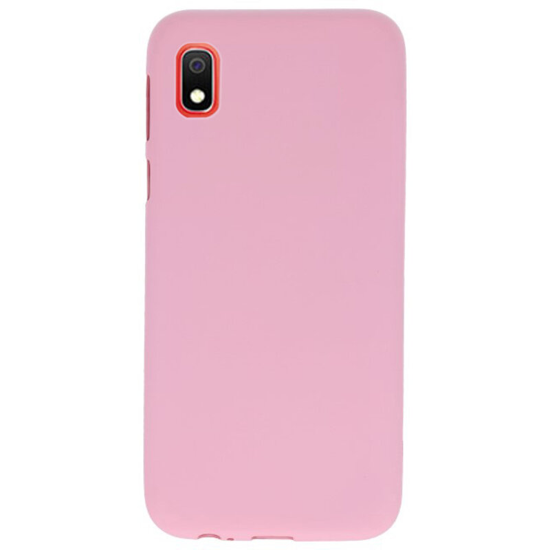 Funda TPU color para Samsung Galaxy A10 rosa