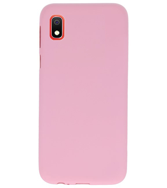 Color TPU case for Samsung Galaxy A10 pink