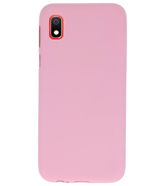 Custodia in TPU colorata per Samsung Galaxy A10 rosa