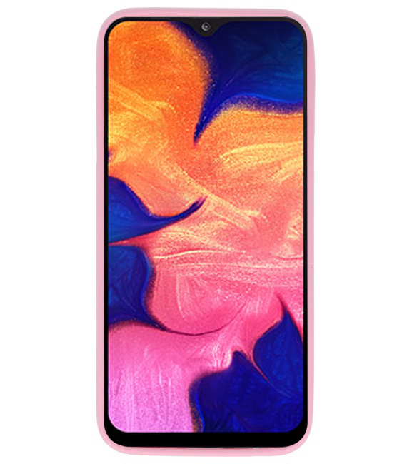 Coque en TPU couleur pour Samsung Galaxy A10 rose