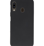 Color TPU case for Samsung Galaxy A20 black